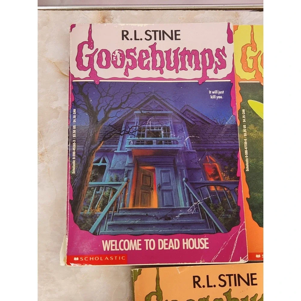 Vtg 1st Edition Goosebumps Books '92-95 (# 1, 10, 17) Bees Dead Ghost R.L. Stine